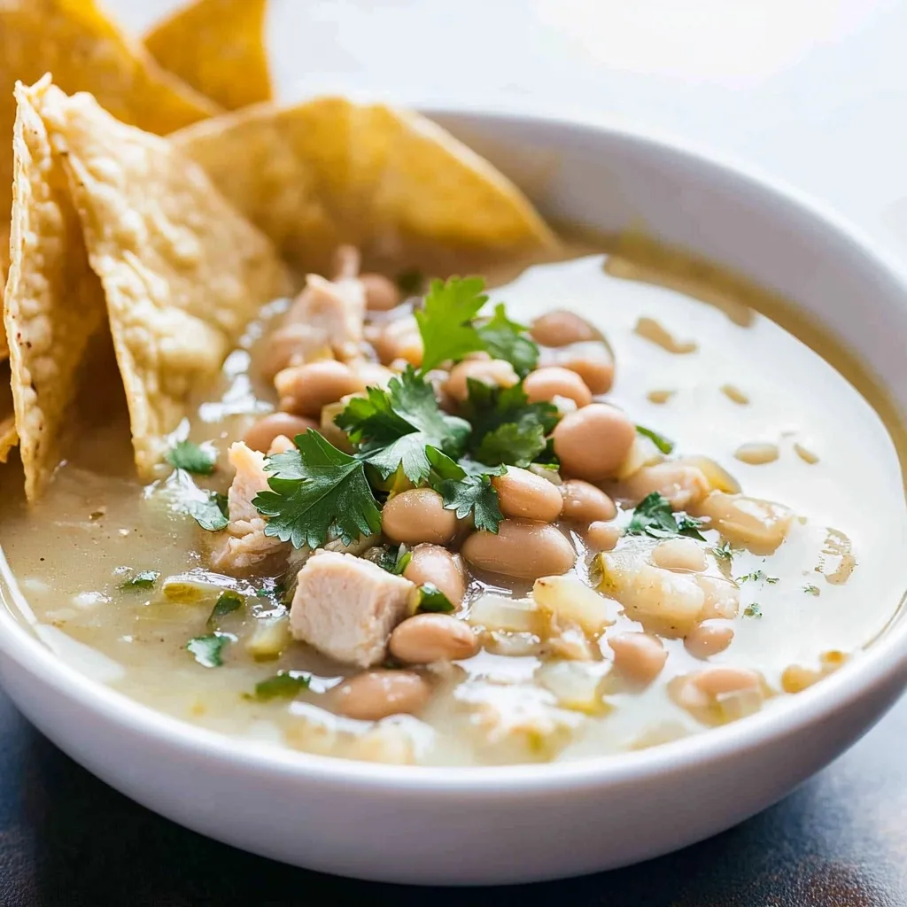 White Chili With Navy Beans