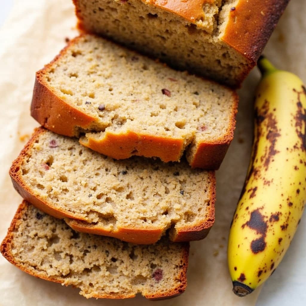 banana bread recipe with two bananas