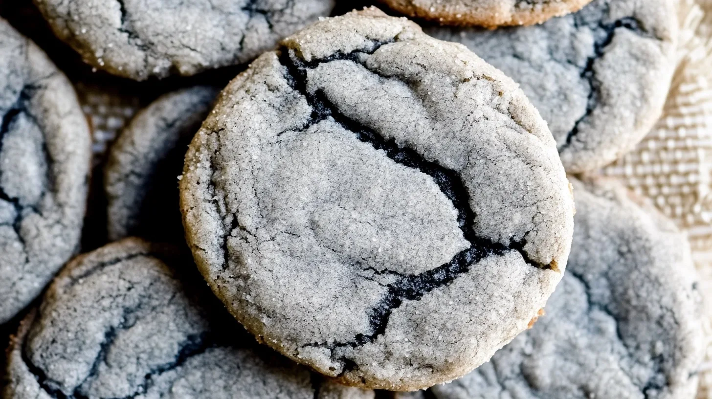 grey colored cookies recipe