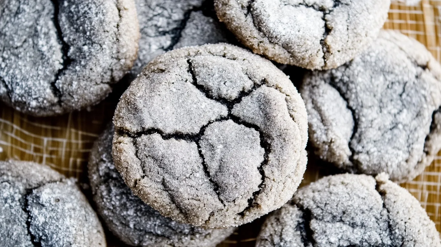 grey colored cookies recipe