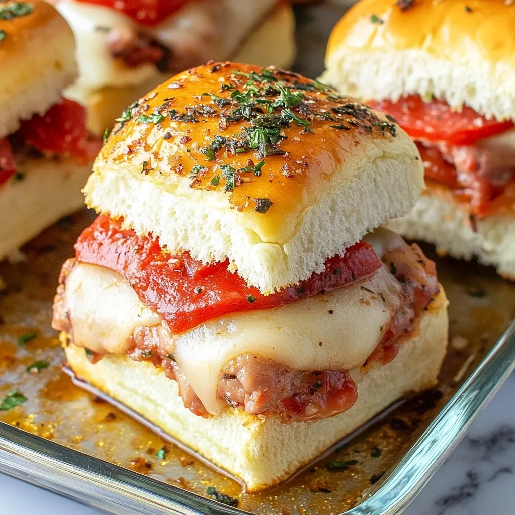 italian sliders recipe