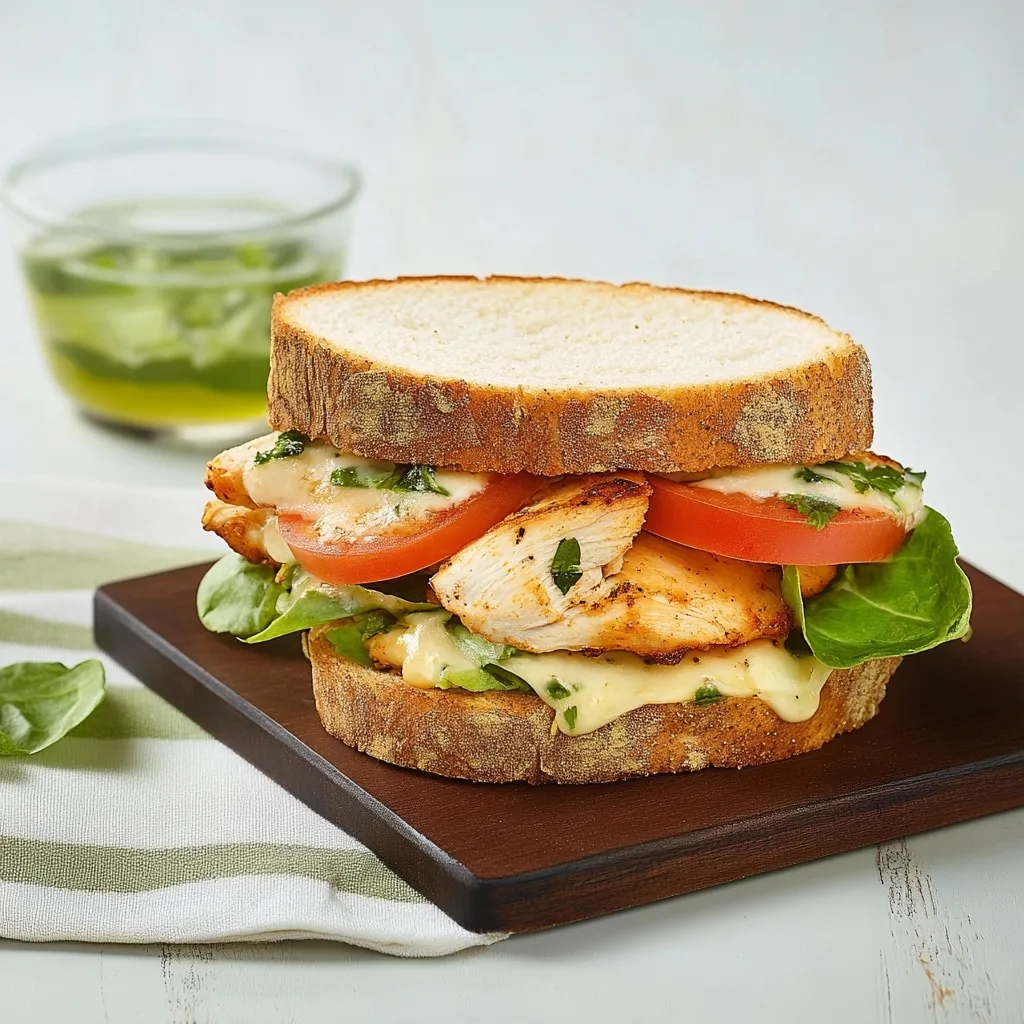 sandwich de pollo