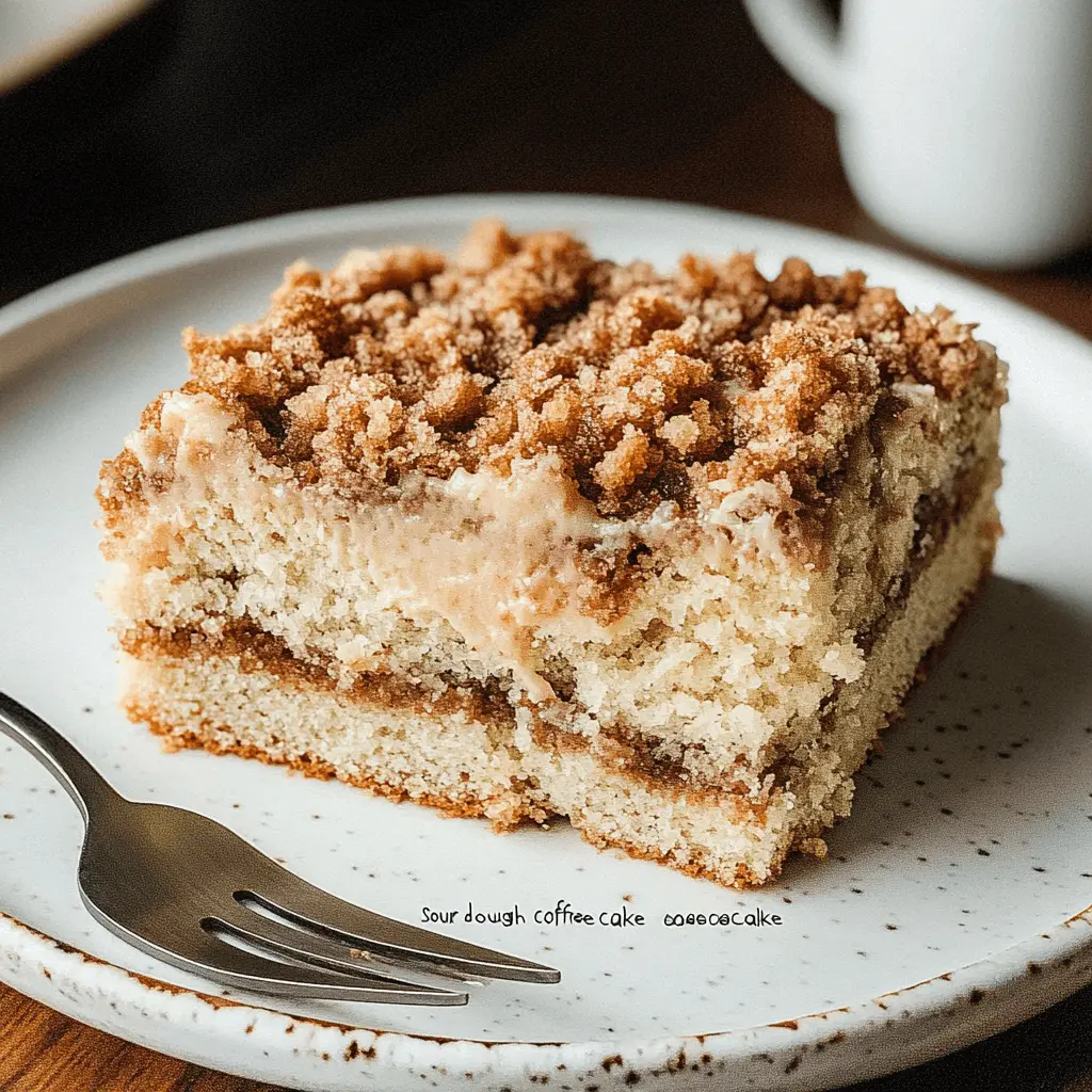 sourdough coffee cake