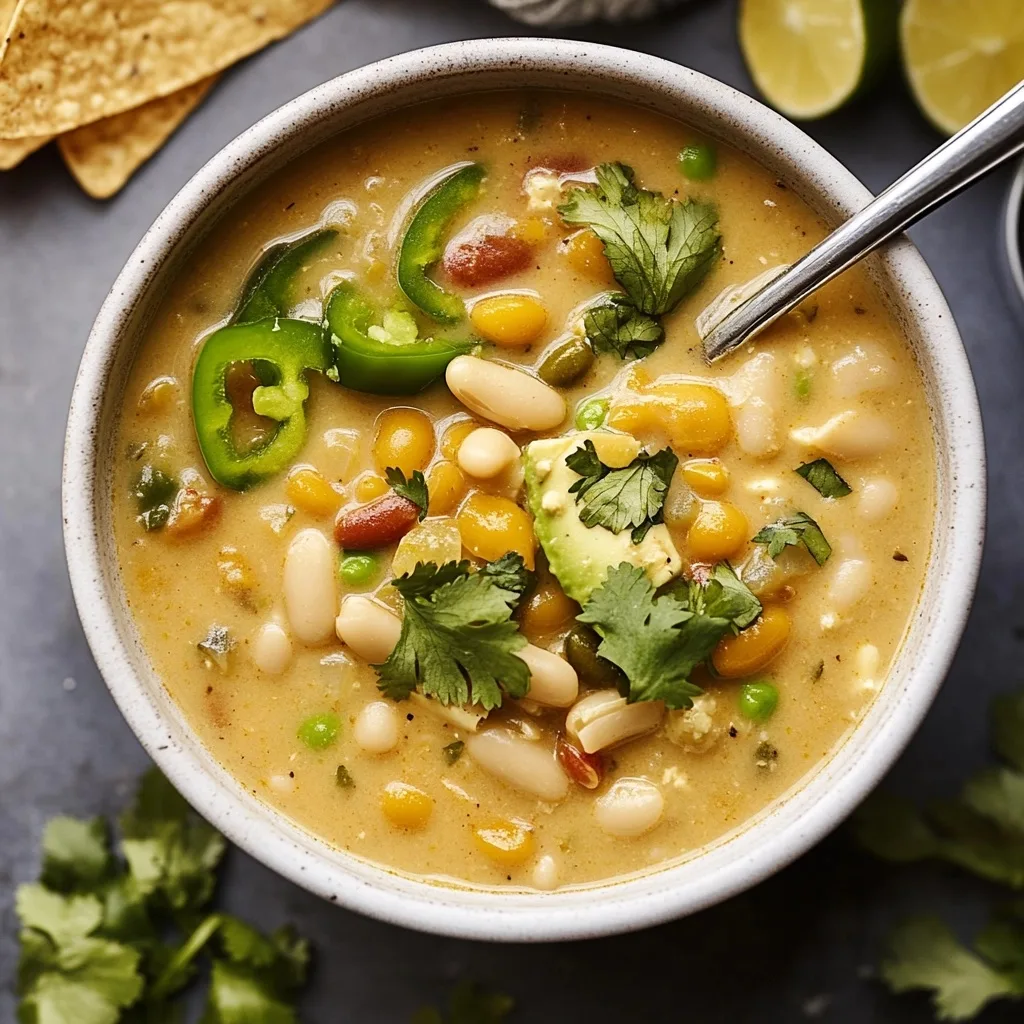 vegetarian white chili