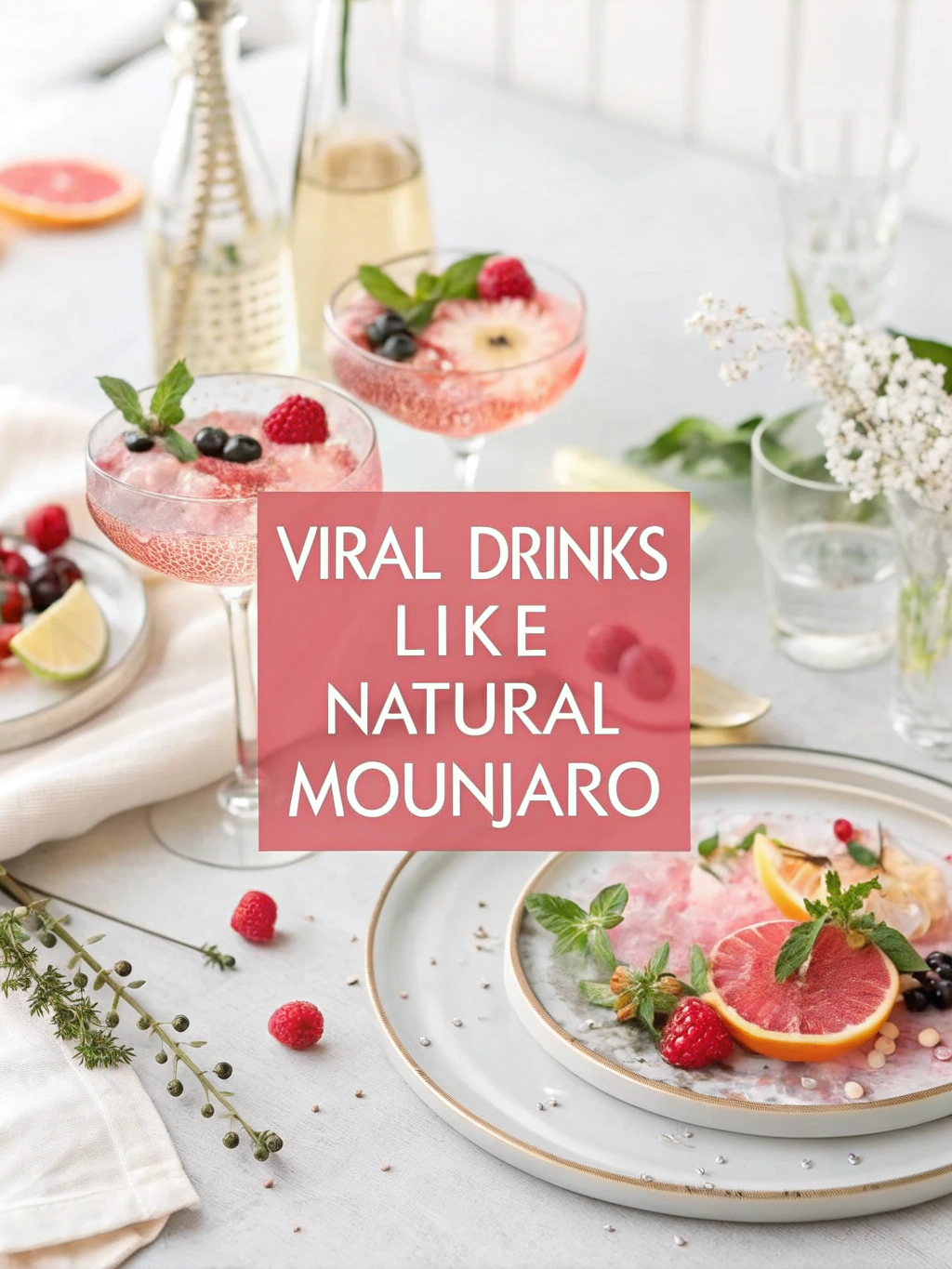 Viral Health Drinks Like Natural Mounjaro: Do They Work? - Quick Easy
